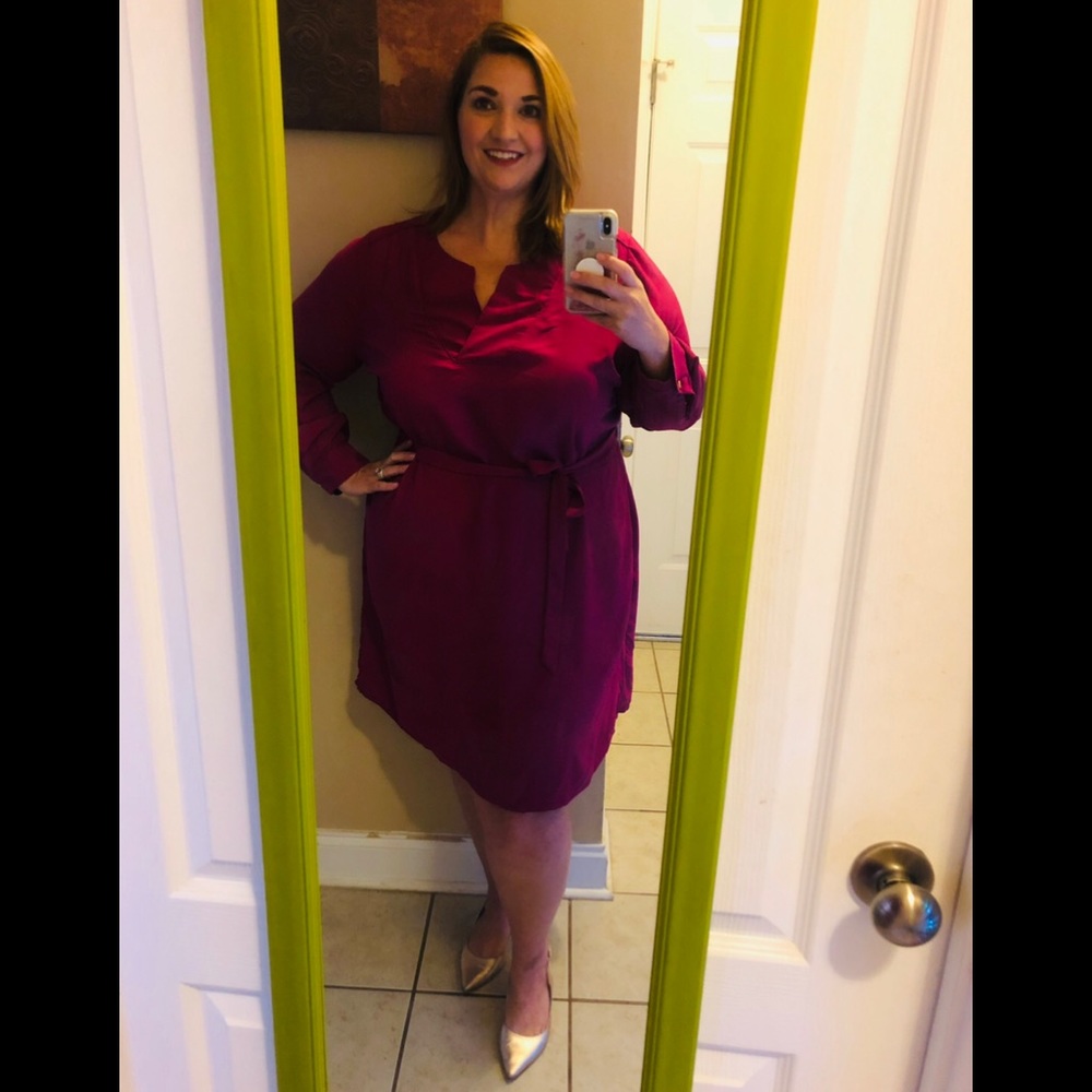 Dana Buchanan Tie Front Dress